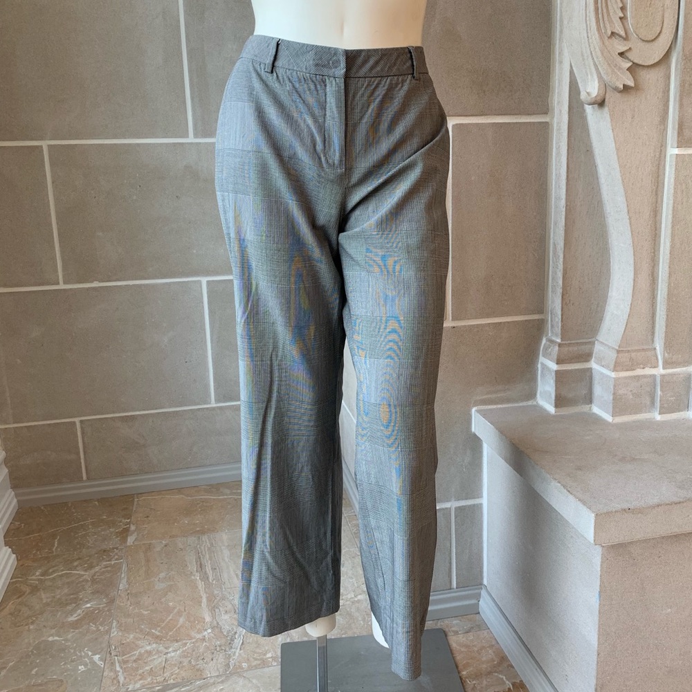 Akris Punto Check Wool Pants